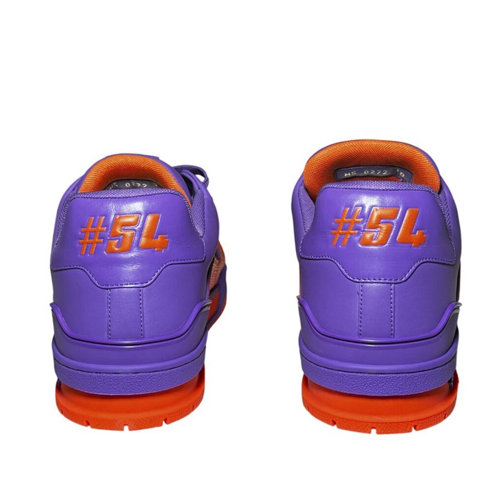 Louis Vuitton x Virgil Abloh NEW Calfskin Epi Mens LV Trainer Sneakers 10 (11US) - Picture 6 of 9